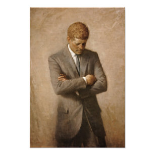 John Kennedy US Presidential White House Portrait  Photo Print