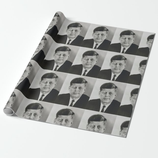 JOHN KENNEDY WRAPPING PAPER (Unrolled)