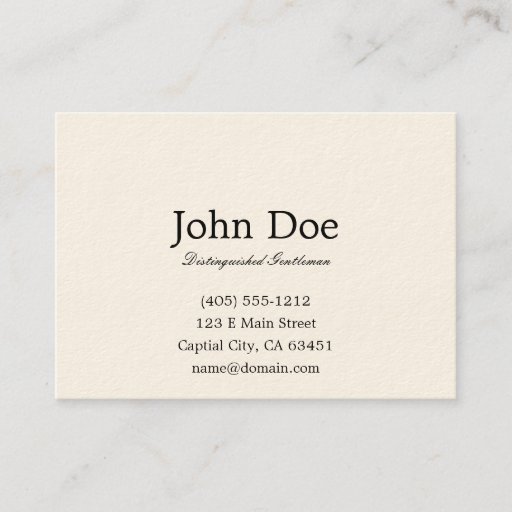 Customizable John L. Sullivan Calling Card Business Card Template