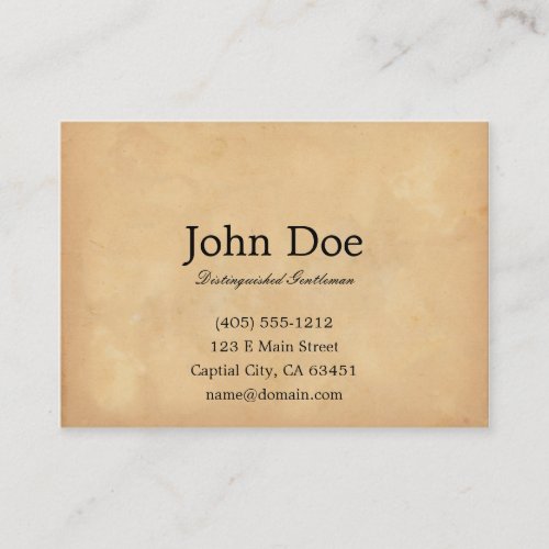 John L. Sullivan Calling Card Business Cards