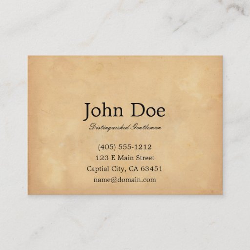 Customizable John L. Sullivan Calling Card Business Cards