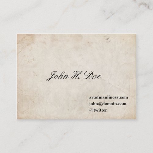 John L. Sullivan Calling Card Business Card Templates