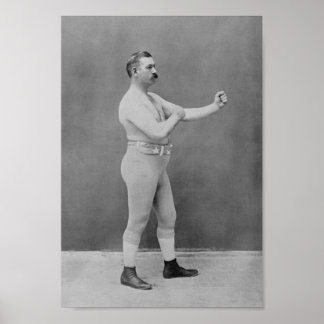 John L. Sullivan - Heavyweight Boxing Champion Poster