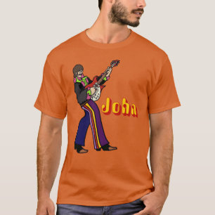 John Lennon Yellow Submarine character plays guita T-Shirt