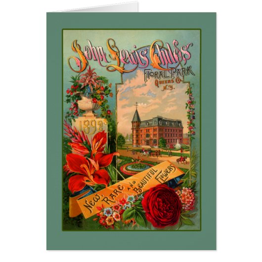 John Lewis Childs Horticulture Art Cards (Front)