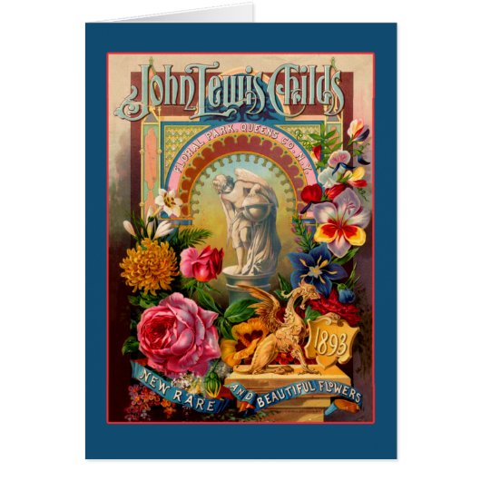 John Lewis Childs Rare Flowers Seed Packet Cards (Front)