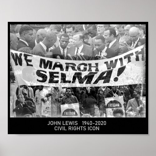 John Lewis _ Civil Rights Icon Poster