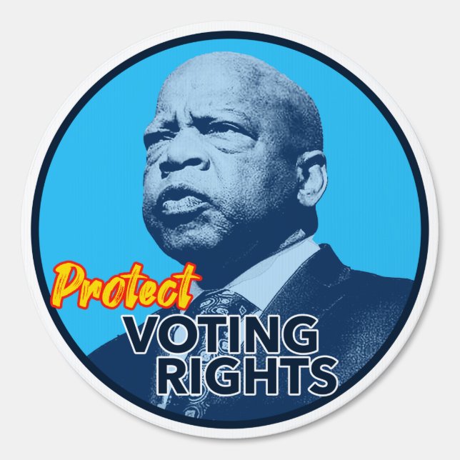 John Lewis Protect Voting Rights Sign (Front)