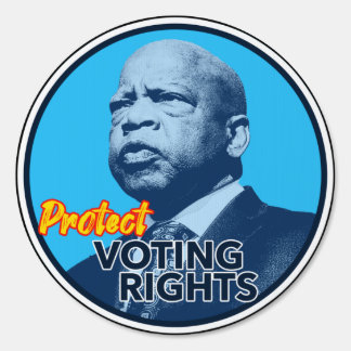 John Lewis Protect Voting Rights Sign