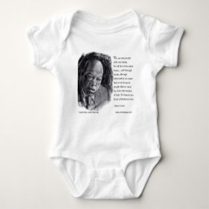 John Lewis & Quote Beautiful Portrait  Baby Bodysuit