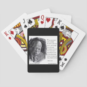 John Lewis & Quote Beautiful Portrait Poker Cards