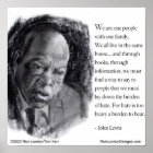 John Lewis & Quote Beautiful Portrait