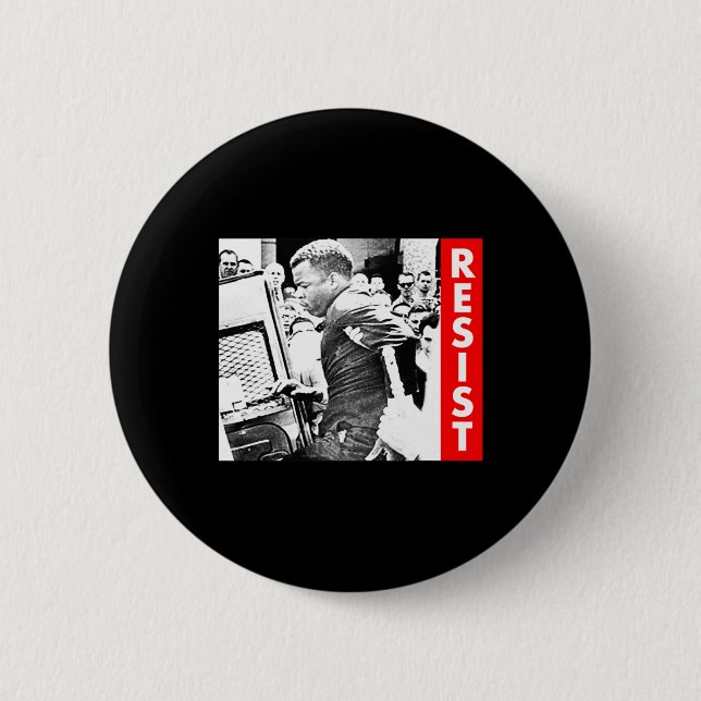 John Lewis - Resist  Button (Front)