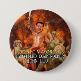 John Liu Embattled Comptroller NYC Mayor 2013 Button
