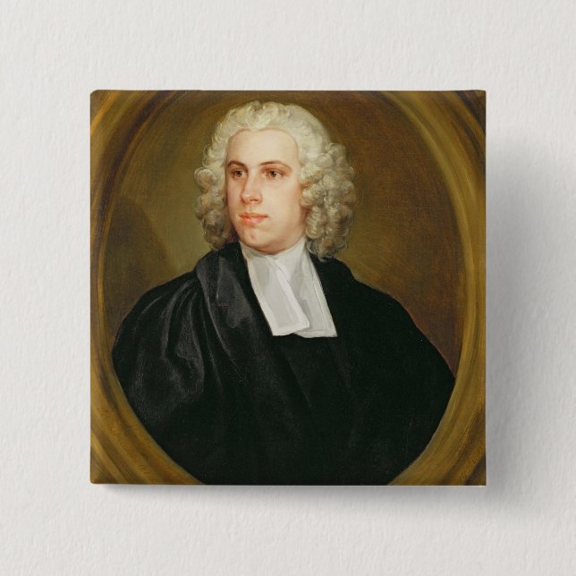 John Lloyd, Curate of St. Mildred's, Broad Street, Button (Front)