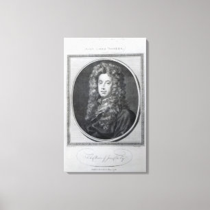 John, Lord Somers, engraved by John Golder, 1785 Canvas Print