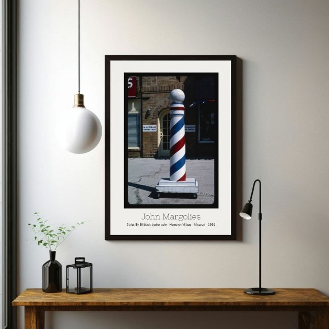 JOHN MARGOLIES - BARBER HAMPTON VILLAGE MISSOURI POSTER (Creator Uploaded)