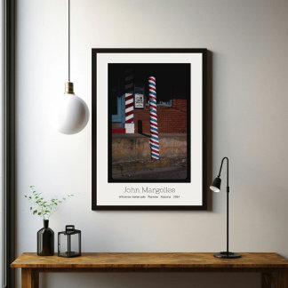 JOHN MARGOLIES - BARBER ROANOKE ALABAMA POSTER