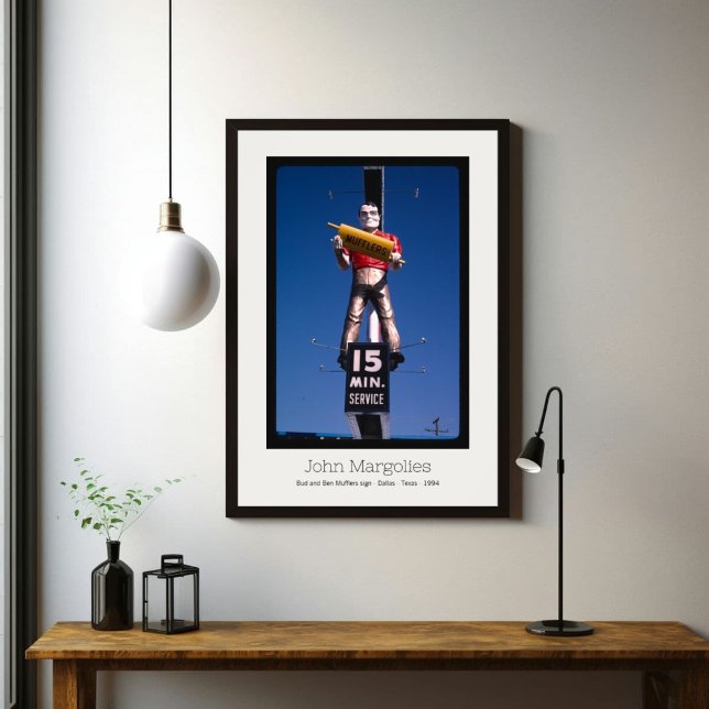 JOHN MARGOLIES - MUFFLERS DALLAS TEXAS POSTER (Creator Uploaded)