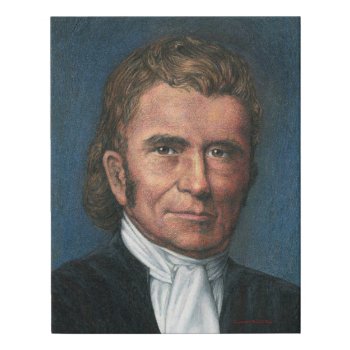John Marshall Portrait Faux Canvas Print by mlmmlm777art at Zazzle