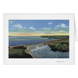 John Martin (Caddoa) Dam across Arkansas River Cards