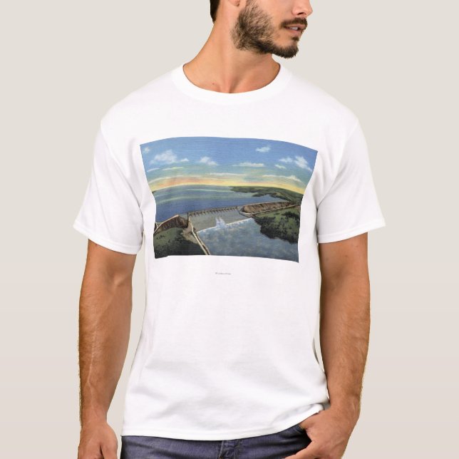John Martin (Caddoa) Dam across Arkansas River T-Shirt (Front)