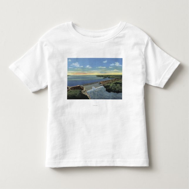 John Martin (Caddoa) Dam across Arkansas River Toddler T-shirt (Front)
