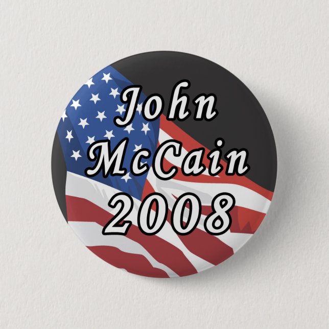 John Mccain 2008 Button (Front)
