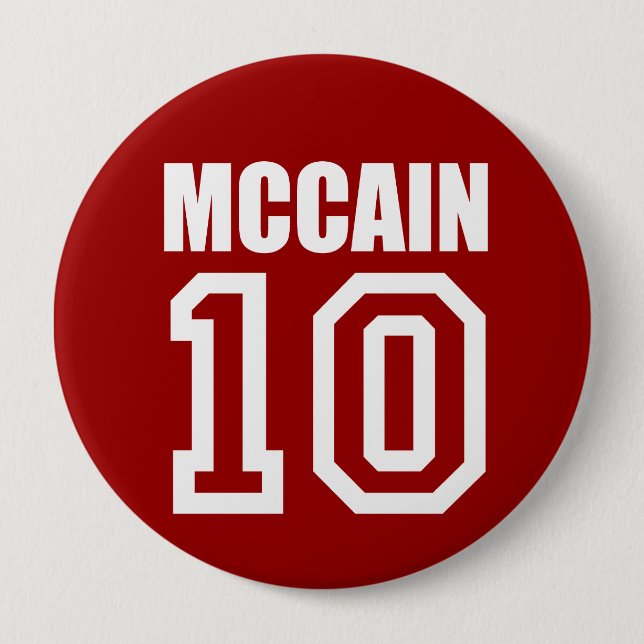 JOHN MCCAIN Election Gear Button (Front)