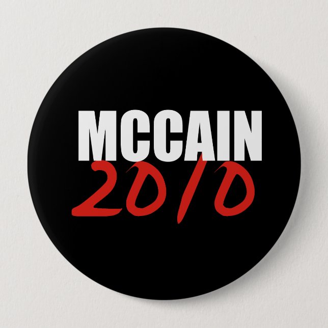 JOHN MCCAIN Election Gear Button (Front)