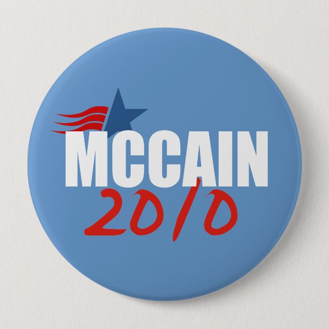 JOHN MCCAIN Election Gear Pinback Button (Front)