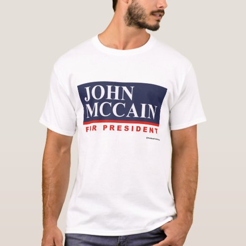 John McCain for President T_shirt