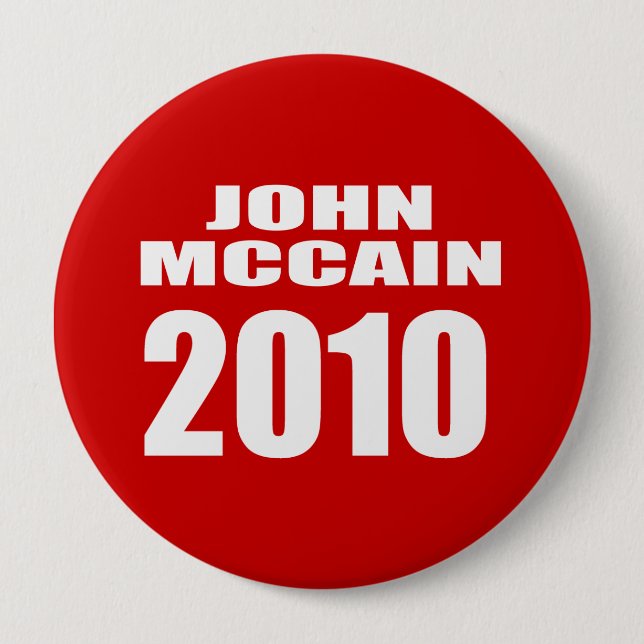 JOHN MCCAIN FOR SENATE PINBACK BUTTON (Front)