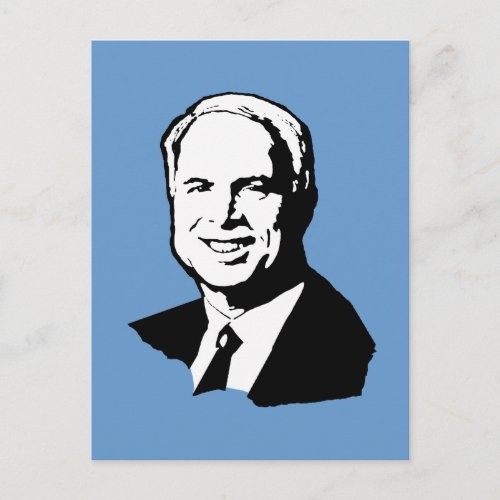 John McCain Gear Postcard
