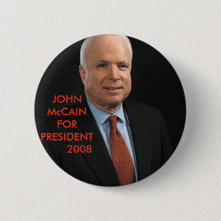 JOHN McCain Pinback Button