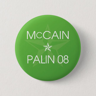 John McCain * Sarah Palin 2008 Button