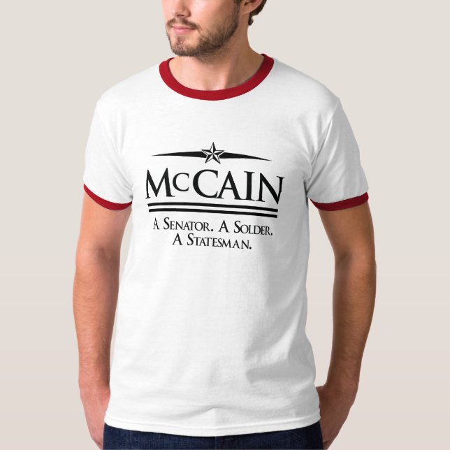 John McCain: Statesman T-shirt (Front)