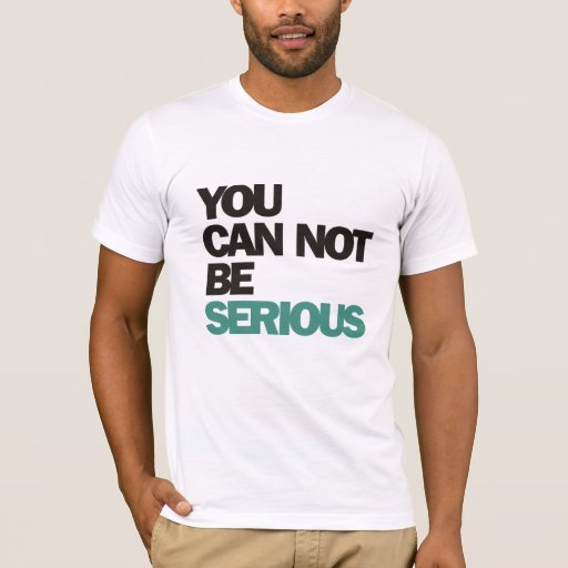 John McEnroe : You Can Not Be Serious T-Shirt | Zazzle