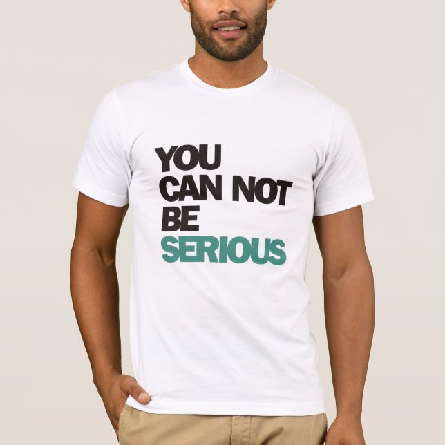 John McEnroe : You Can Not Be Serious T-Shirt (Front)