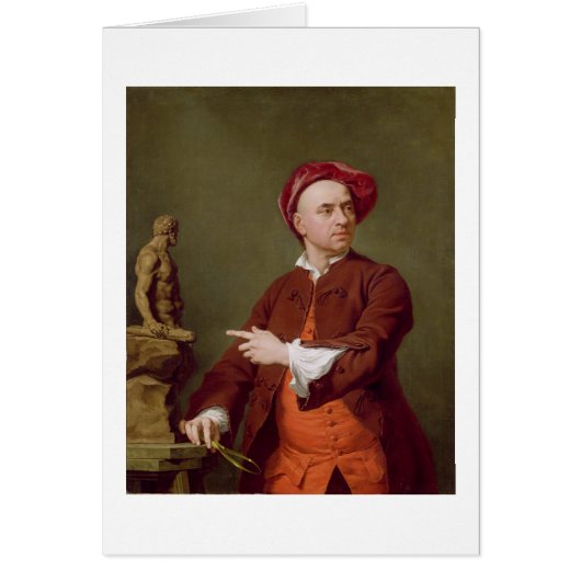 John Michael Rysbrack Modelling his Terra-Cotta St Cards (Front)