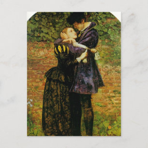 John Millais-Refusal of shelter by a Huguenot Postcard