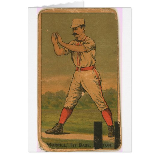 John Morrill, Boston Beaneaters Cards (Front)