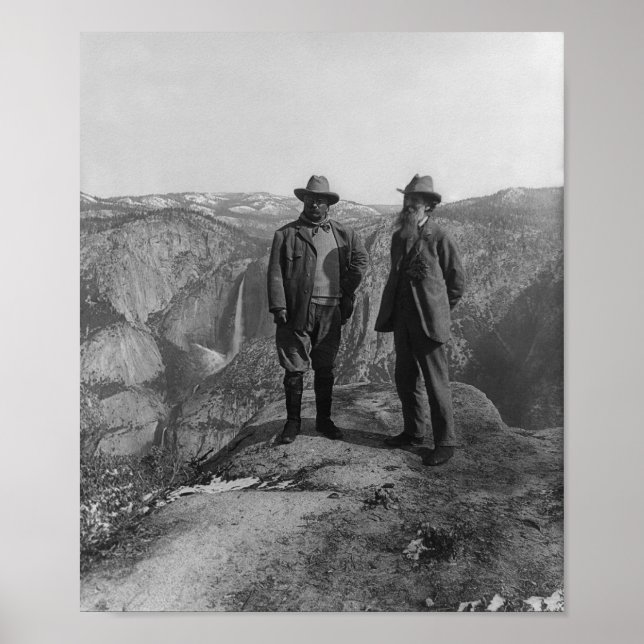 John Muir and Teddy Roosevelt Poster (Front)