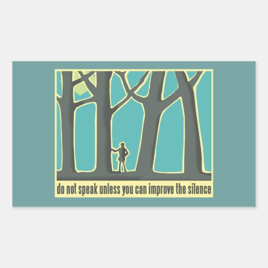 John Muir Quote Rectangular Sticker