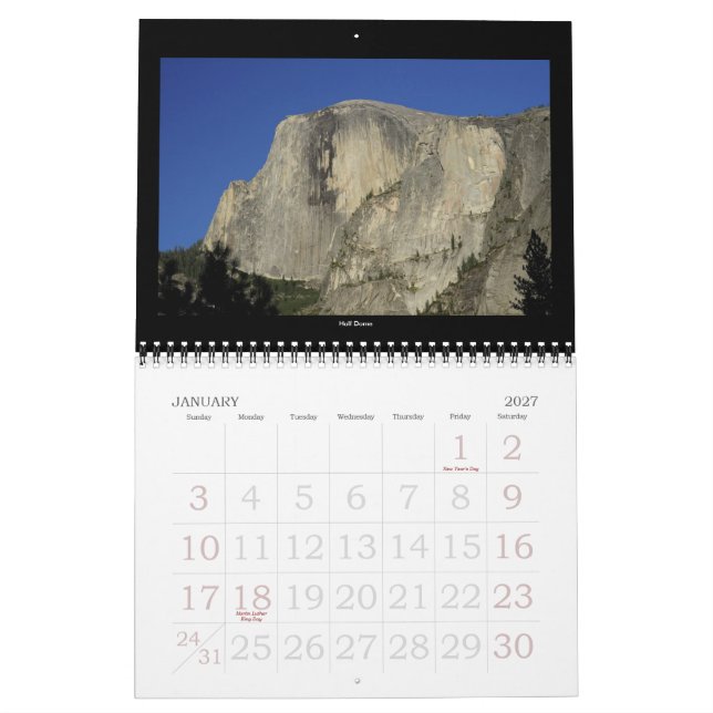 John Muir Trail 2011 Calendar (Jan 2027)