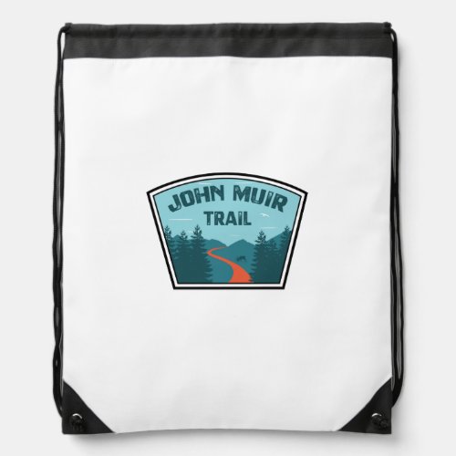 John Muir Trail Drawstring Bag