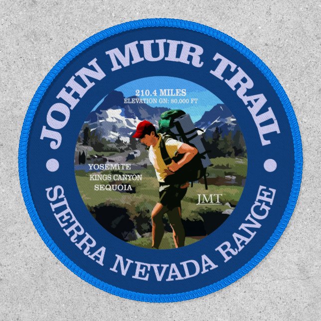 John Muir Trail (Hiker C)  Patch (Front)