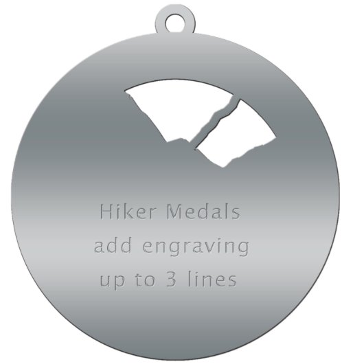 John Muir Trail Medal (Back)