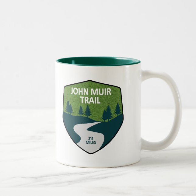 John Muir Trail Two-Tone Coffee Mug (Right)
