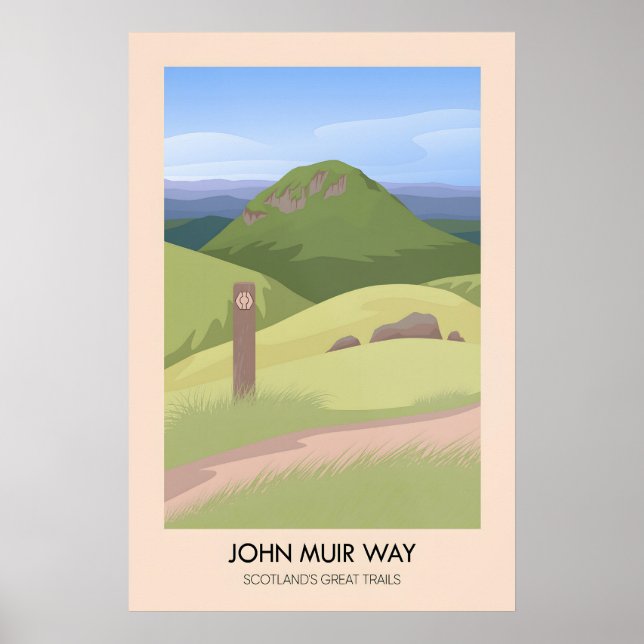 John Muir Way Scotlands Great Trails Poster (Front)
